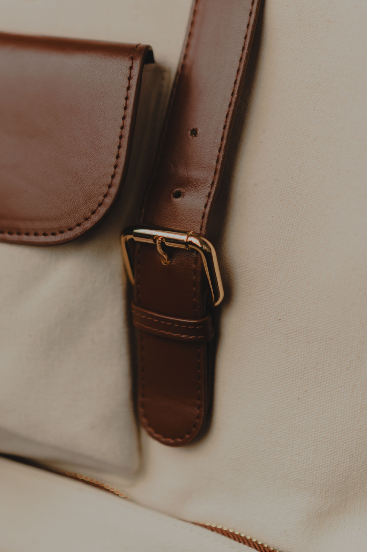Full-grain leather.